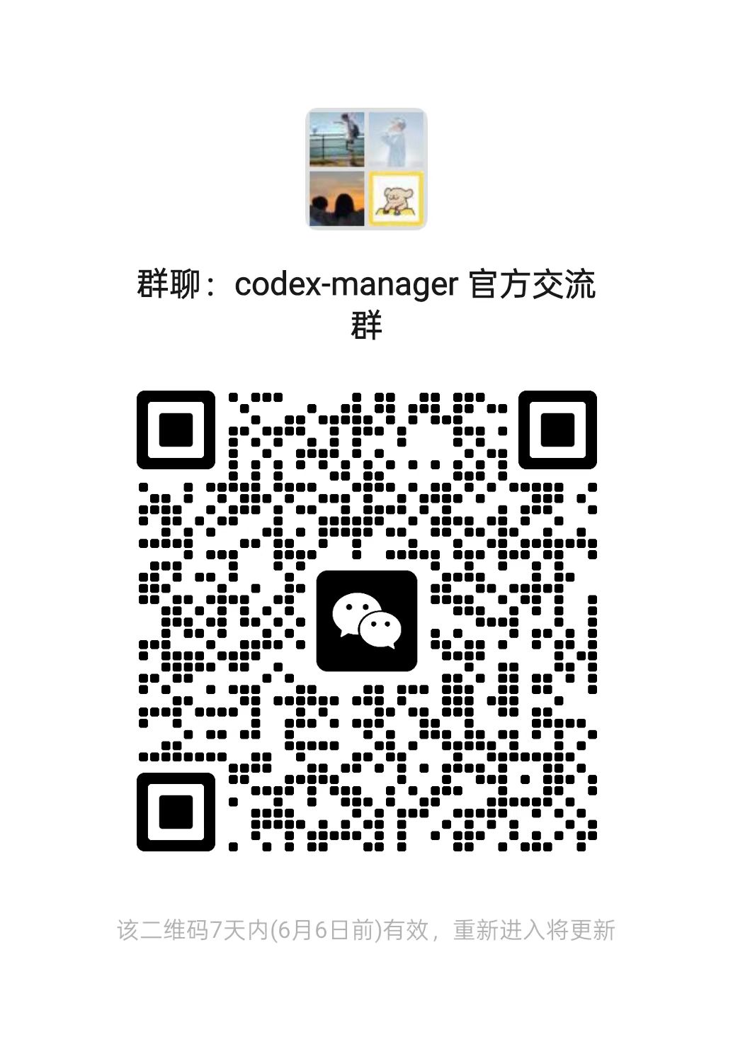 codex助手 官方交流群二维码